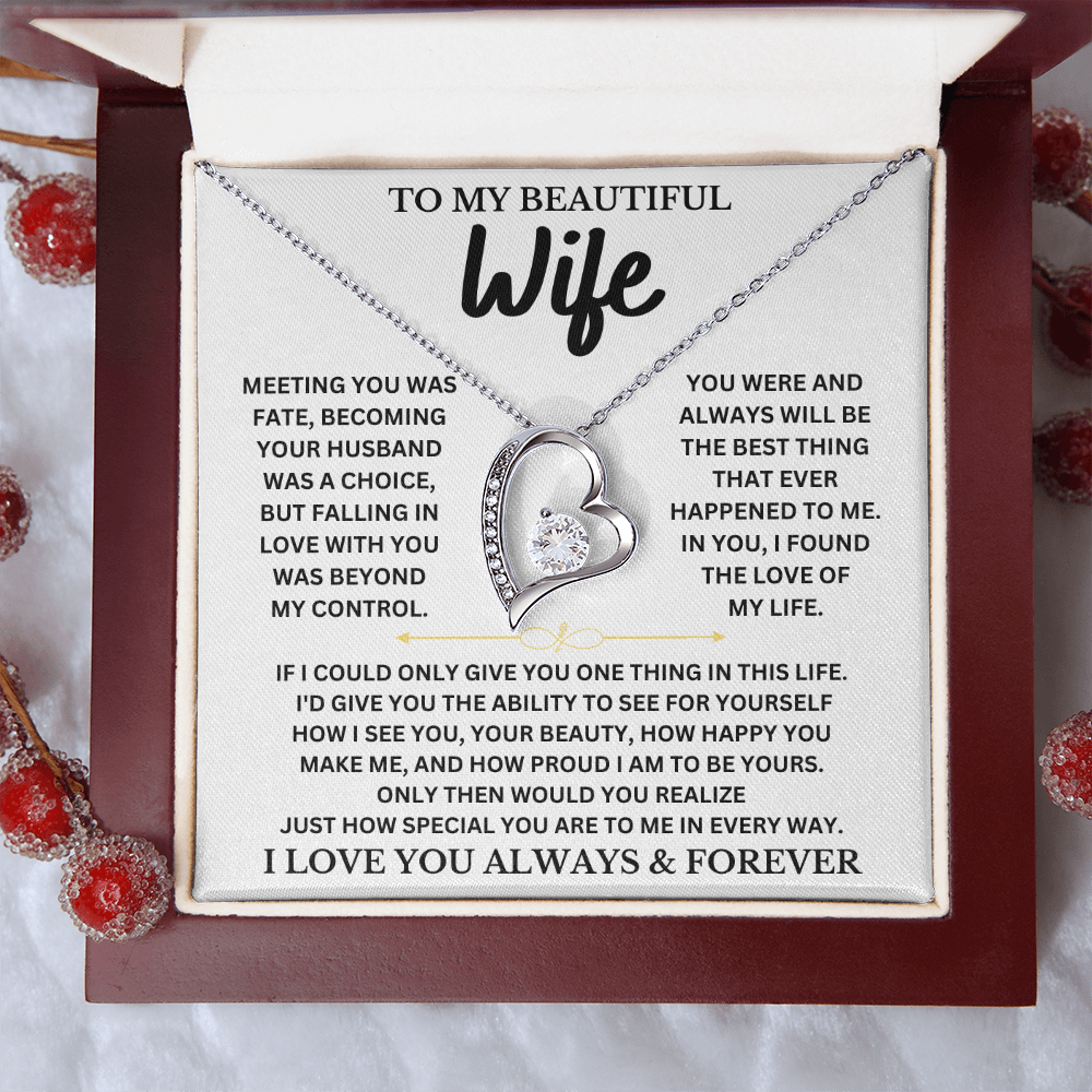 To My Wife | Forever Love Necklace