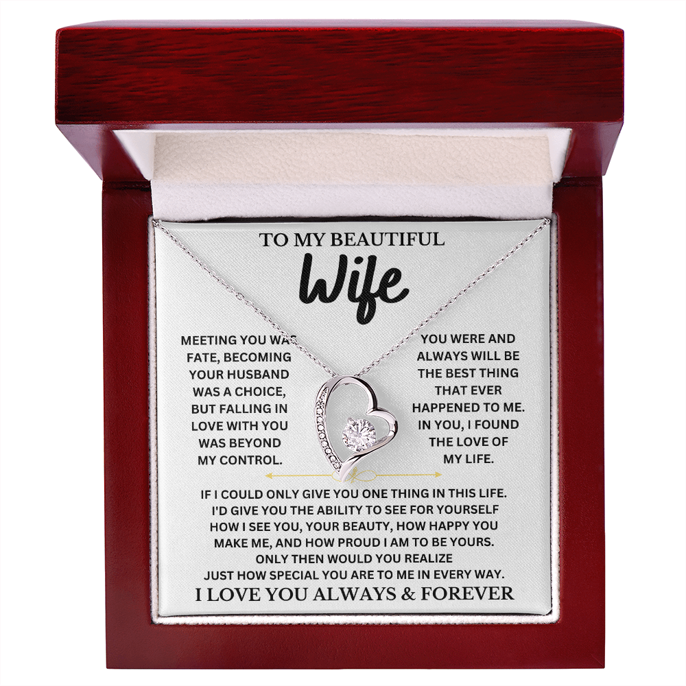 To My Wife | Forever Love Necklace
