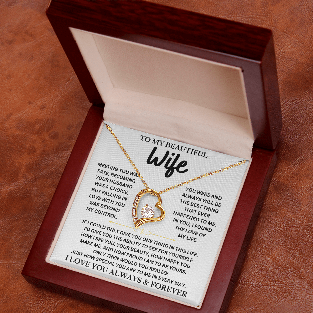 To My Wife | Forever Love Necklace