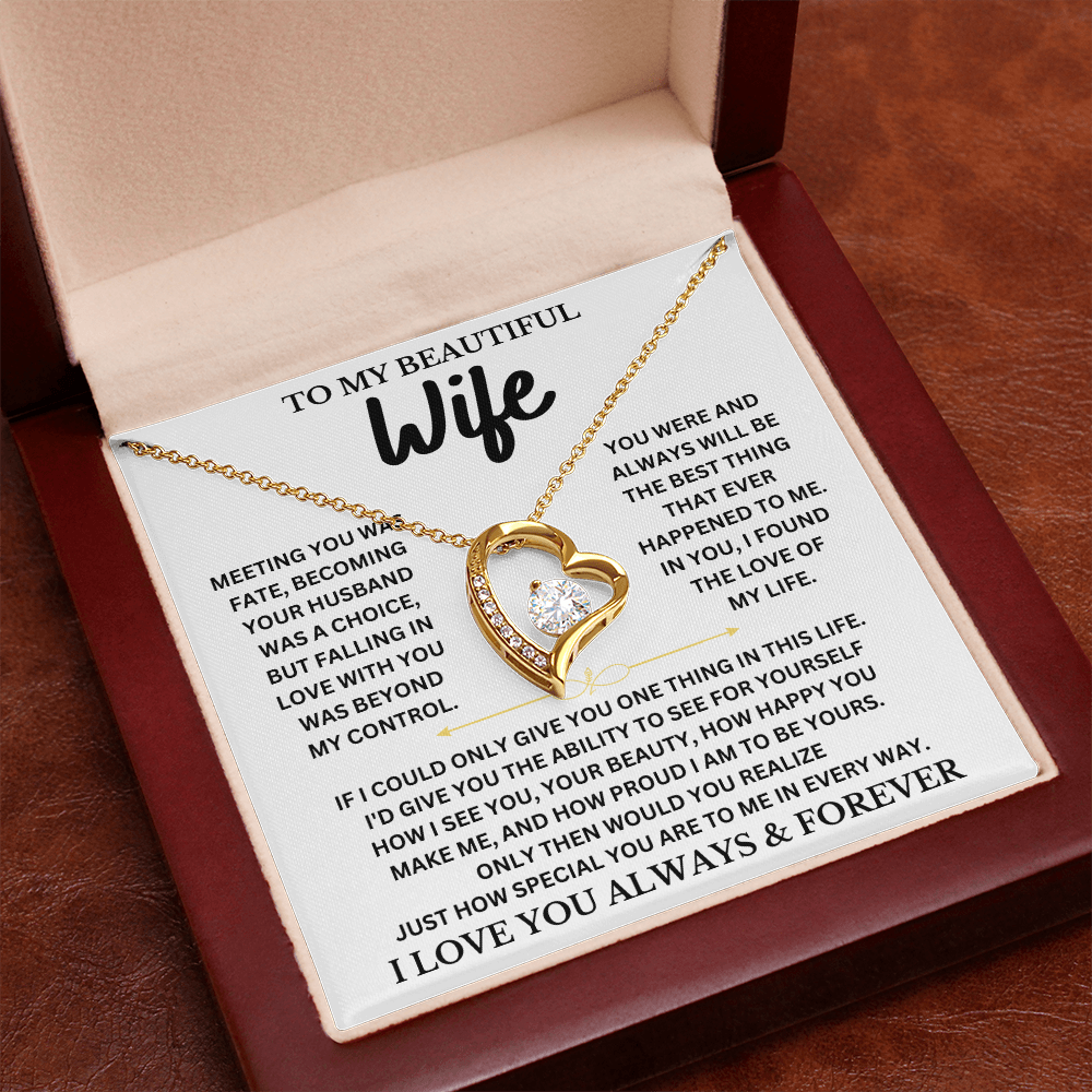 To My Wife | Forever Love Necklace