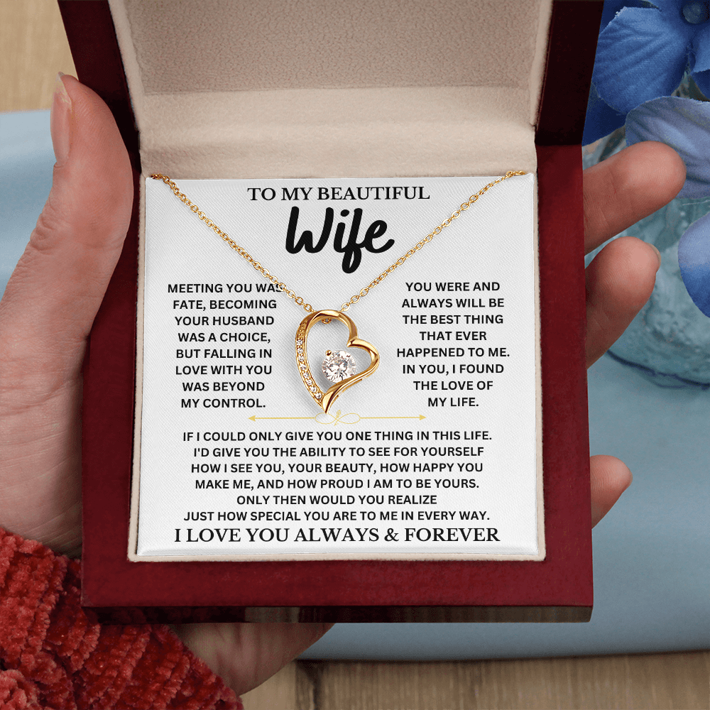 To My Wife | Forever Love Necklace