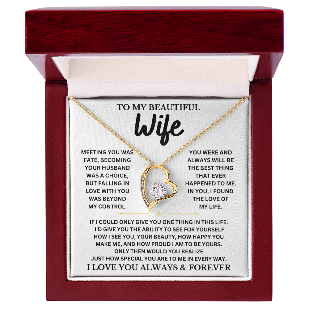 To My Wife | Forever Love Necklace