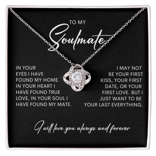 To My Soulmate | Love Knot Necklace