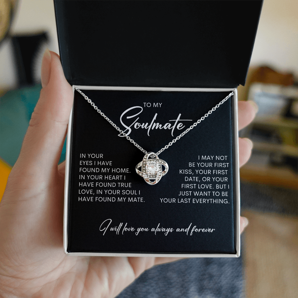 To My Soulmate | Love Knot Necklace