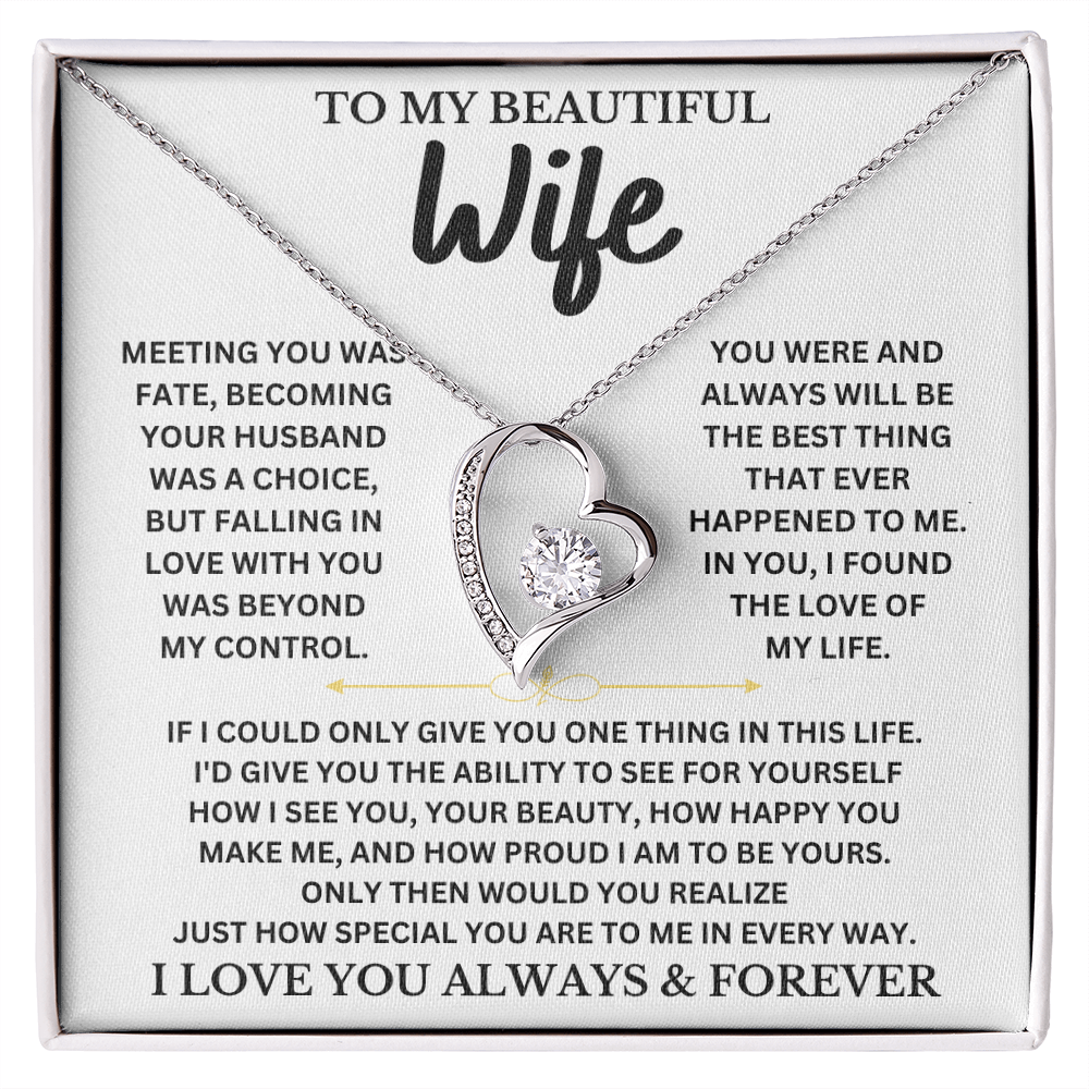 To My Wife | Forever Love Necklace