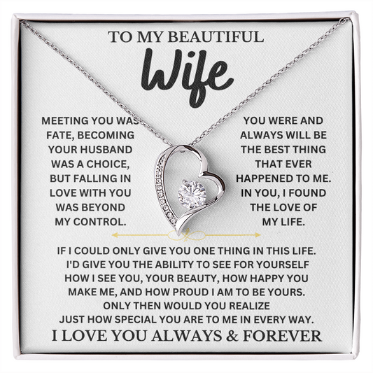 To My Wife | Forever Love Necklace