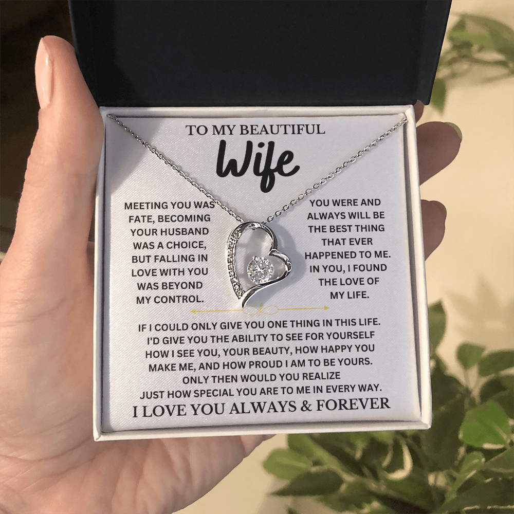 To My Wife | Forever Love Necklace