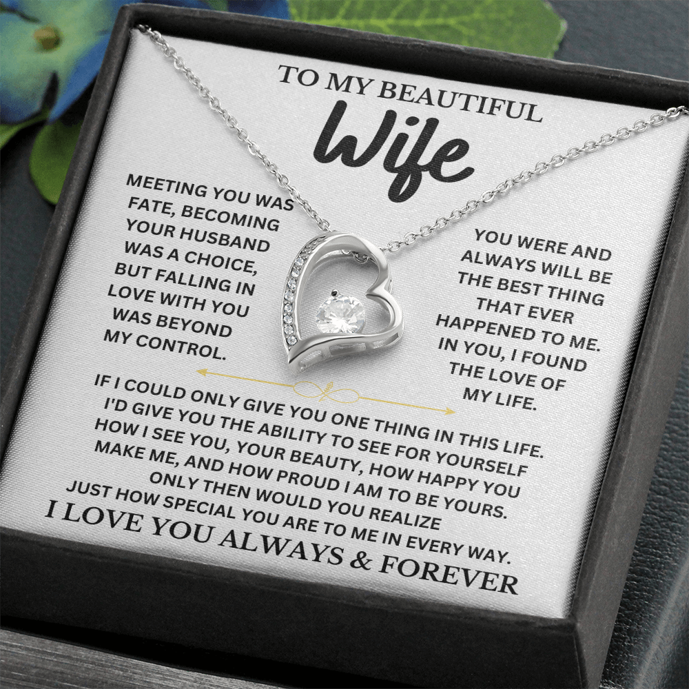 To My Wife | Forever Love Necklace