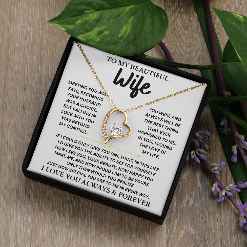 To My Wife | Forever Love Necklace