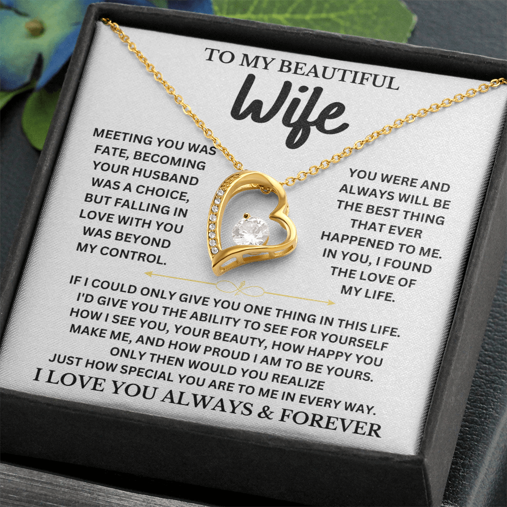 To My Wife | Forever Love Necklace