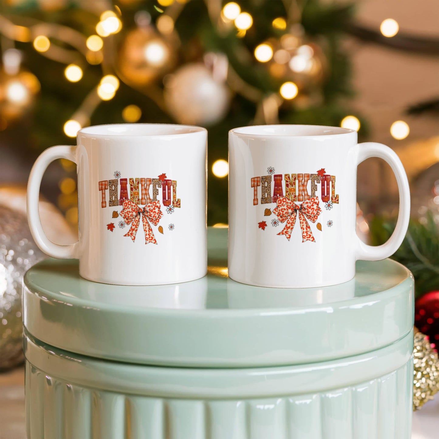 Thankful | White Ceramic Mug