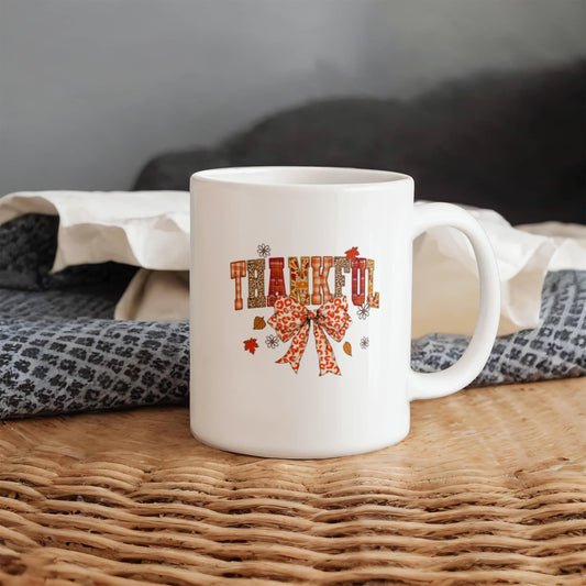 Thankful | White Ceramic Mug