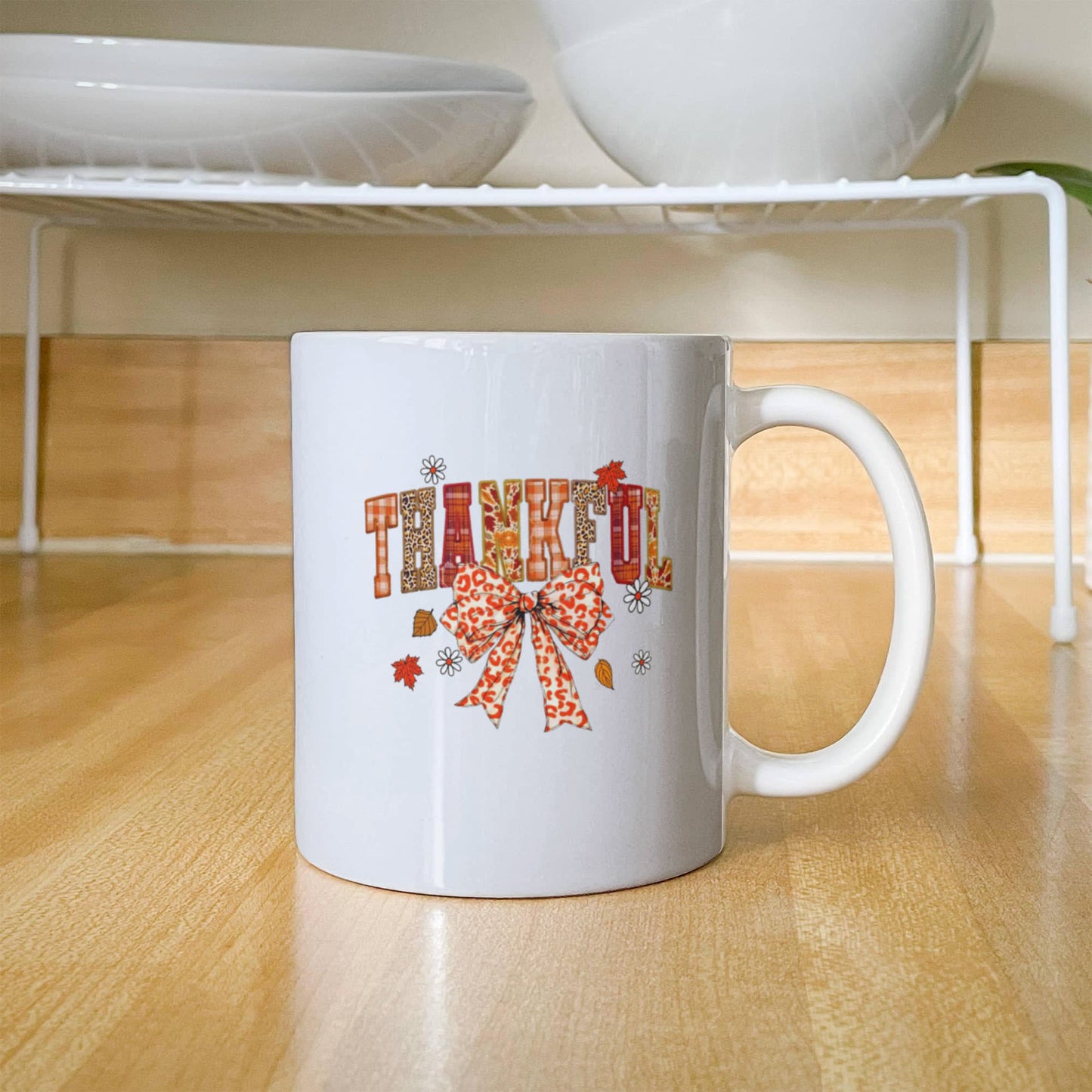 Thankful | White Ceramic Mug