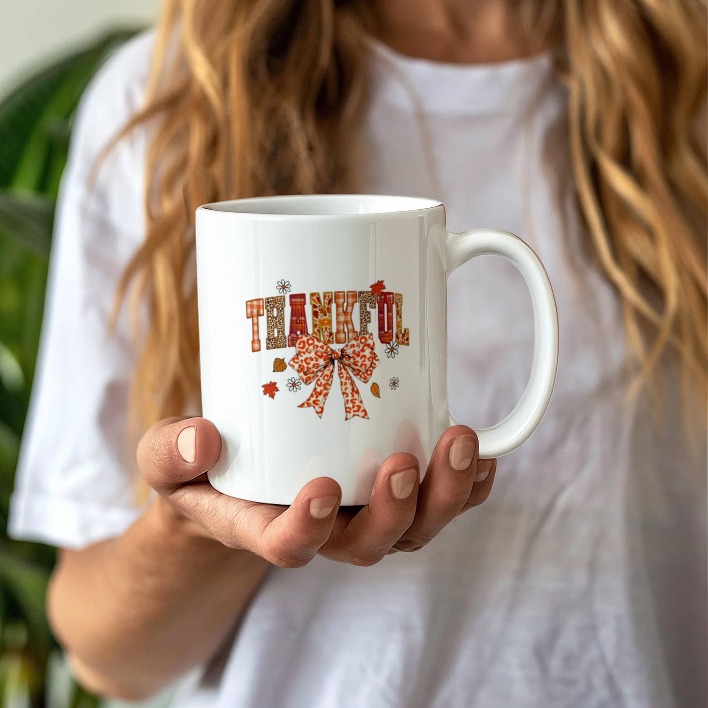Thankful | White Ceramic Mug